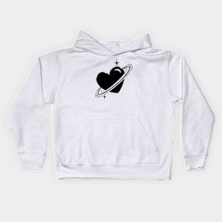 Heart Saturn Kids Hoodie